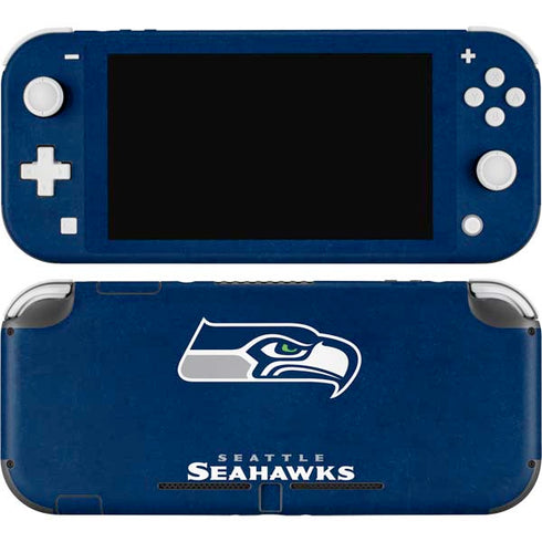 NFL Seattle Seahawks Distressed Nintendo Switch Lite Skin